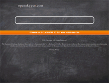 Tablet Screenshot of openskyycc.com